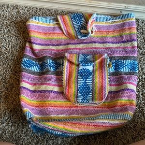 Knitted backpack
